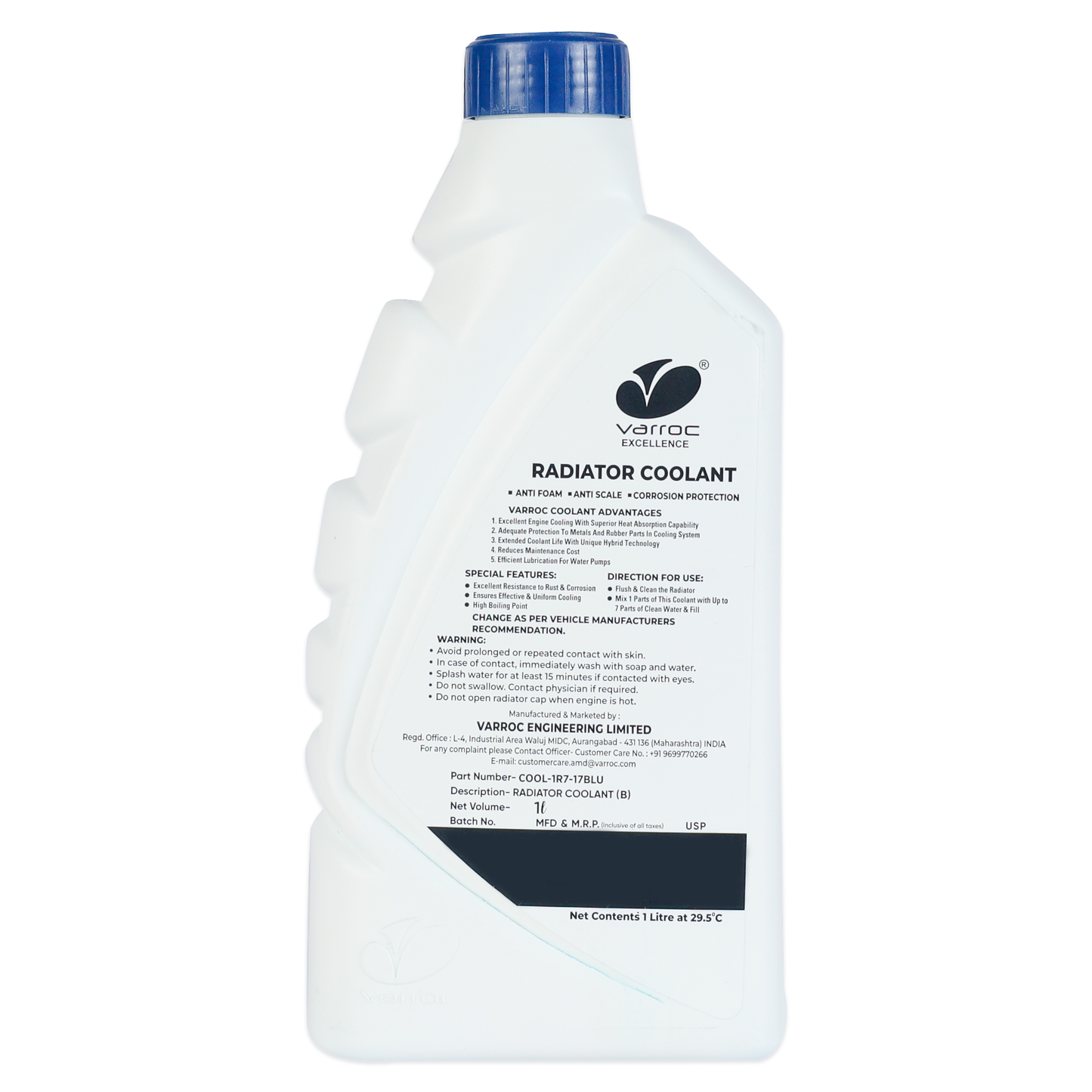 Car Radiator Coolant 1:7 Blue Concentrate (1 L) 