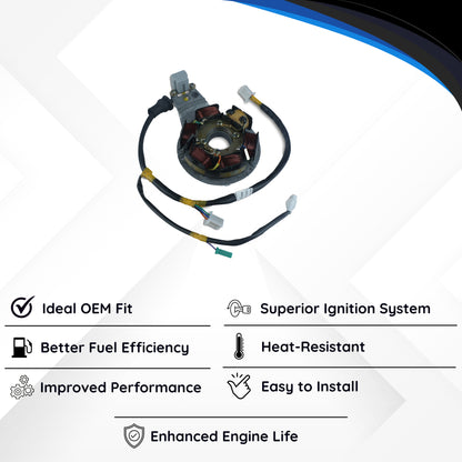 Varroc BAJJ Coil Plate Assembly Auto2 Petrol MGCP-AUTO-2424 | High-Performance Copper Winding
