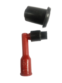 Varroc  Plug Cap Compaq Grommet Lh Red Small -PCAP-AUTO4-AA57G